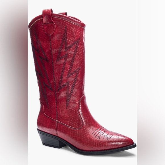 Dirty Laundry Josea Cowboy Boot (Women) in red - Picture 3 of 11